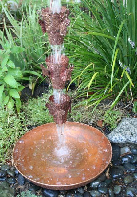 Copper Dish Copper 16 inches across – Tijeras Rain Barrels